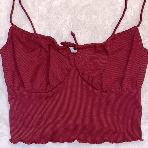 SHEIN Tops - maroon top